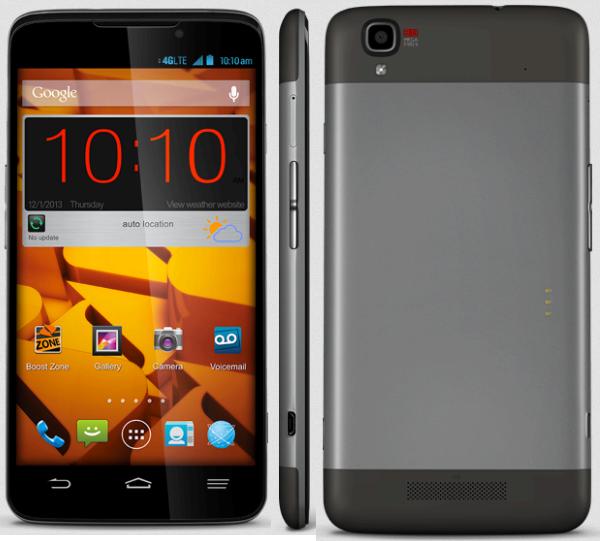 ZTE Boost Max Features and Specifications