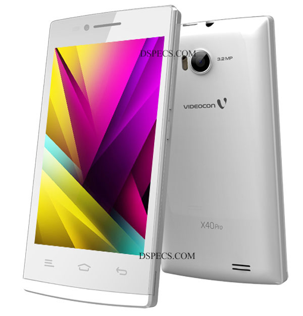 Videocon Infinium X40 Pro Features and Specifications