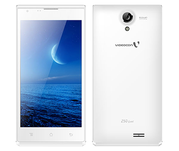 Videocon Infinium Z50 Quad Features and Specifications